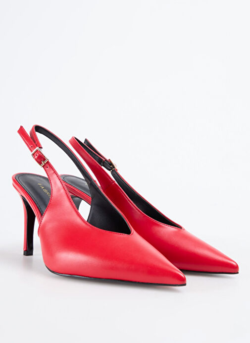 Fabrika Kırmızı Kadın Stiletto HOLM - Görsel 3