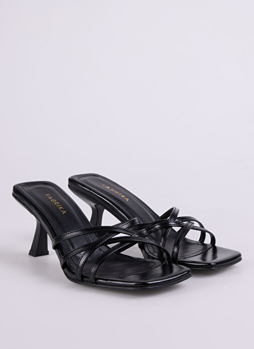 Fabrika Siyah Kadın Terlik PRISCILLA - Görsel 3