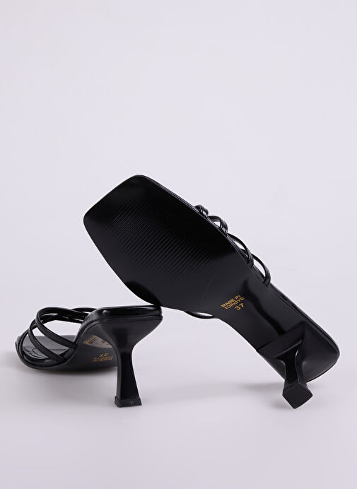 Fabrika Siyah Kadın Terlik PRISCILLA - Görsel 5