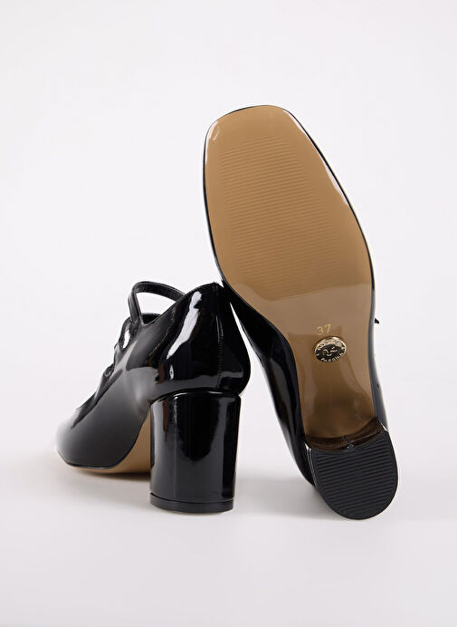 Fabrika Siyah Kadın Topuklu Ayakkabı MARJORY - Görsel 5
