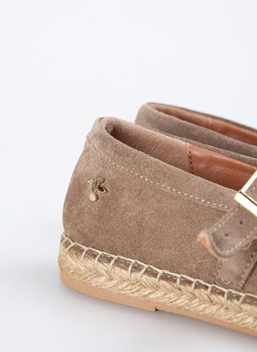 Fabrika Vizon Kadın Deri Espadril D-FRANCES - Görsel 6