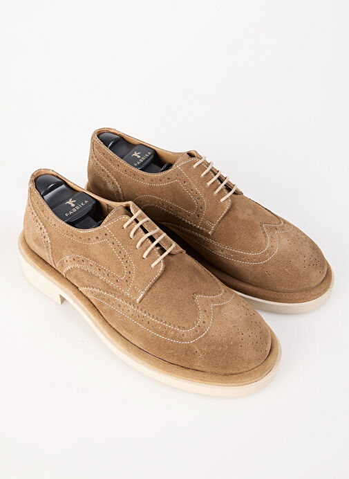 Fabrika Bej Erkek Süet Günlük Ayakkabı VANCE-TORNADO - Görsel 4