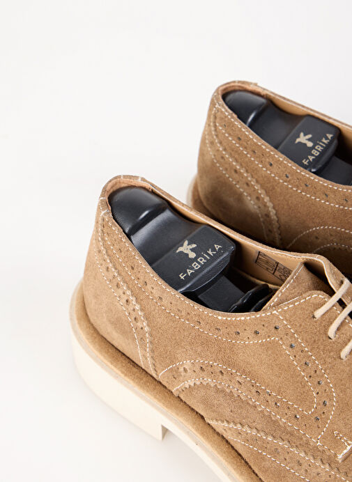 Fabrika Bej Erkek Süet Günlük Ayakkabı VANCE-TORNADO - Görsel 5