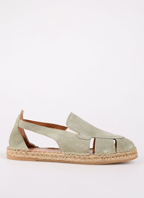 Fabrika Yeşil Kadın Deri Espadril D-GEMMA - Görsel 2