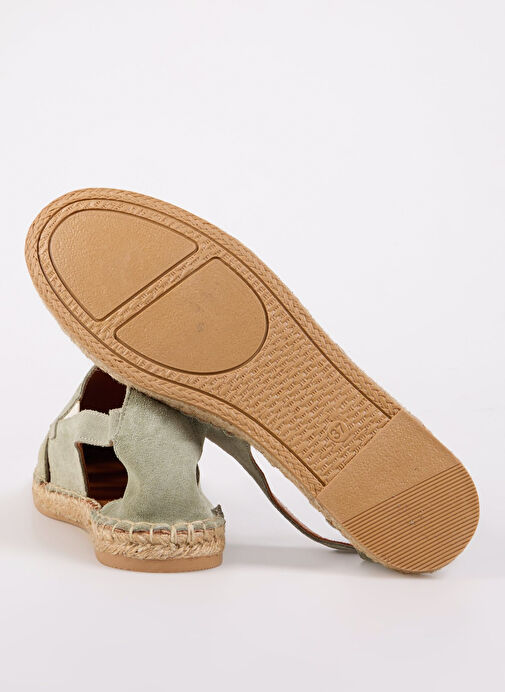 Fabrika Yeşil Kadın Deri Espadril D-GEMMA - Görsel 5