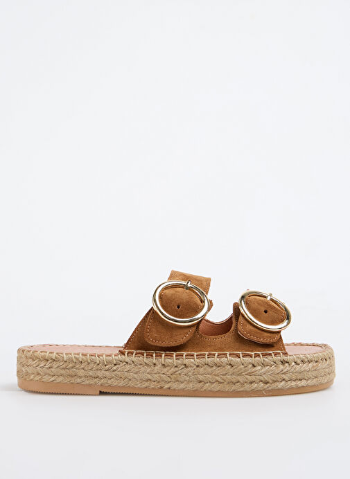 Fabrika Taba Kadın Deri Terlik D-GEORGIA - Görsel 2