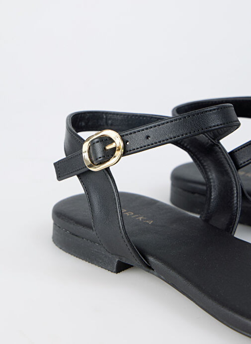 Fabrika Siyah Kadın Sandalet DOROTHEA - Görsel 6