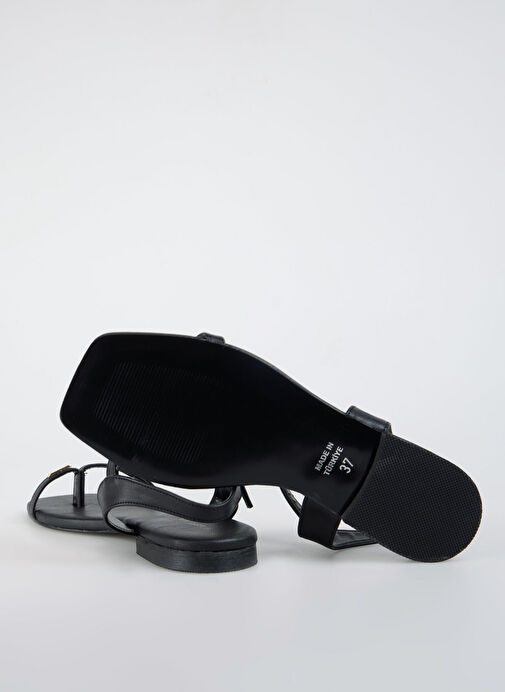 Fabrika Siyah Kadın Sandalet DOROTHEA - Görsel 5