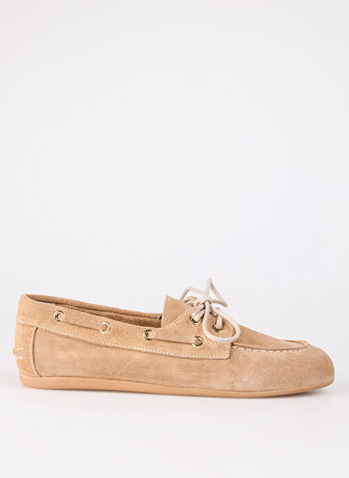 Fabrika Taba Kadın Süet Loafer D-CARINA - Görsel 2