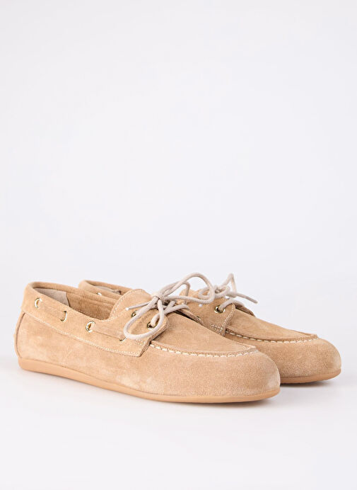 Fabrika Taba Kadın Süet Loafer D-CARINA - Görsel 3