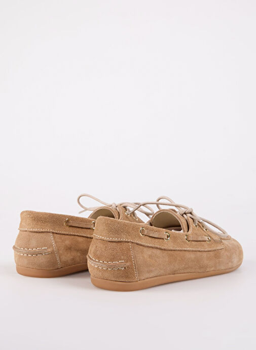 Fabrika Taba Kadın Süet Loafer D-CARINA - Görsel 4
