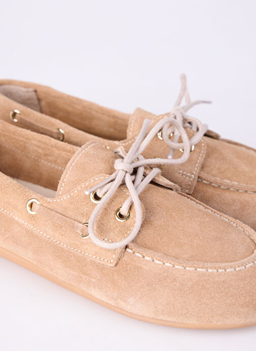Fabrika Taba Kadın Süet Loafer D-CARINA - Görsel 6