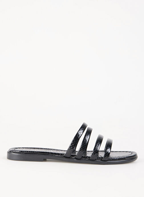 Fabrika Siyah Kadın Terlik NIOBE - Görsel 2