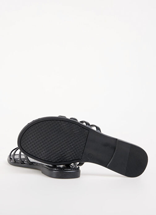 Fabrika Siyah Kadın Terlik NIOBE - Görsel 5