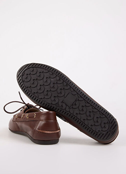 Fabrika Kahverengi Kadın Deri Loafer D-CARINA - Görsel 5