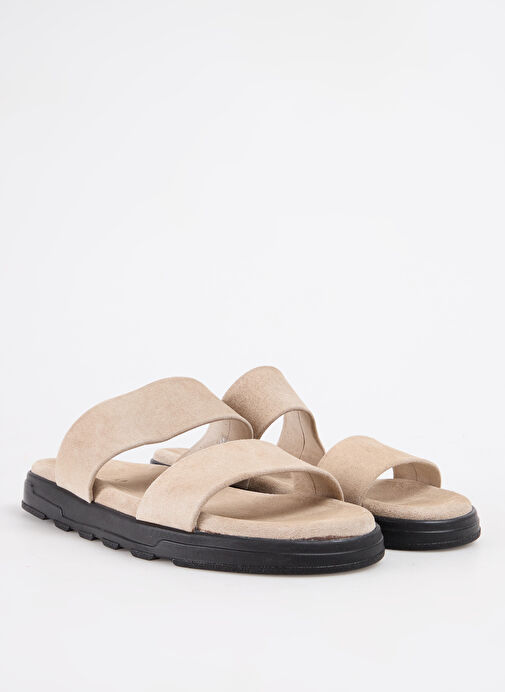 Fabrika Vizon Erkek Süet Terlik CAL - Görsel 3