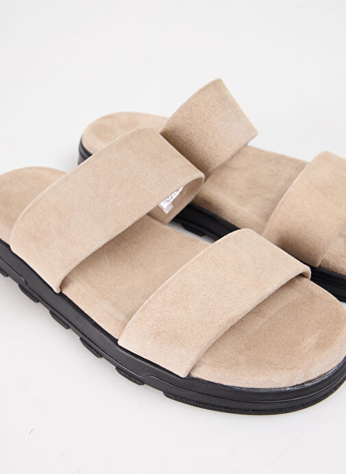 Fabrika Vizon Erkek Süet Terlik CAL - Görsel 6