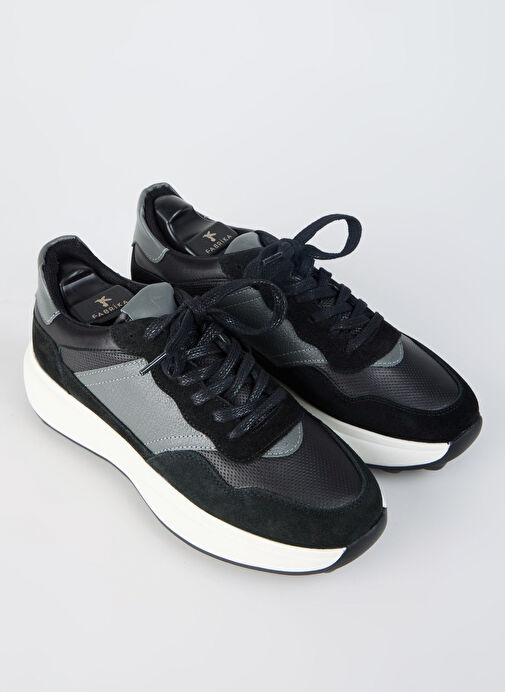Fabrika Siyah-Gri Erkek Sneaker TITUS - Görsel 4