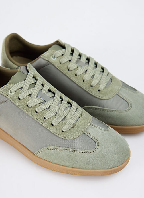 Fabrika Yeşil Erkek Süet + Deri Sneaker KILLER - Görsel 6