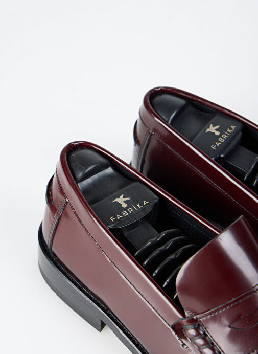 Fabrika Bordo Erkek Deri Klasik Ayakkabı KUZMAN - Görsel 5
