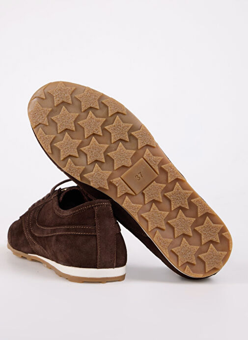 Fabrika Kahverengi Kadın Süet Sneaker D-ARIANA - Görsel 5