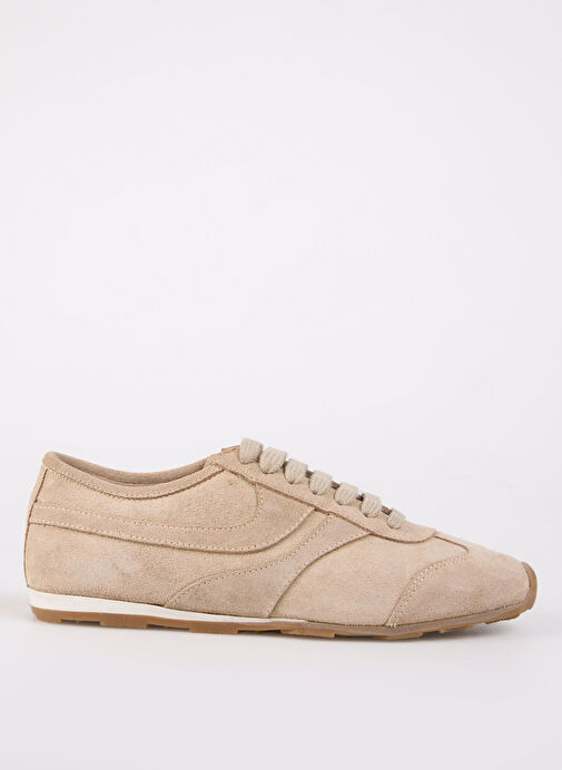 Fabrika Bej Kadın Süet Sneaker D-ARIANA - Görsel 2