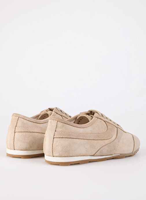 Fabrika Bej Kadın Süet Sneaker D-ARIANA - Görsel 4