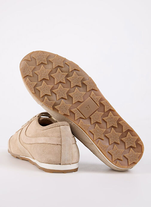 Fabrika Bej Kadın Süet Sneaker D-ARIANA - Görsel 5