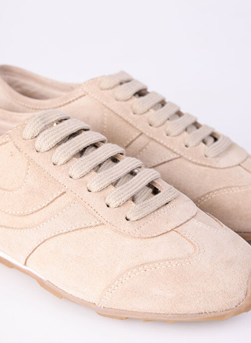 Fabrika Bej Kadın Süet Sneaker D-ARIANA - Görsel 6