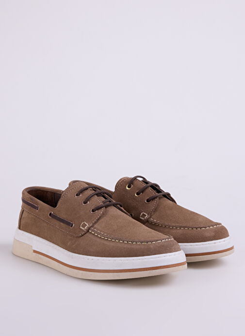 Cotton Bar Vizon Erkek Süet Günlük Ayakkabı JAGAN - Görsel 3