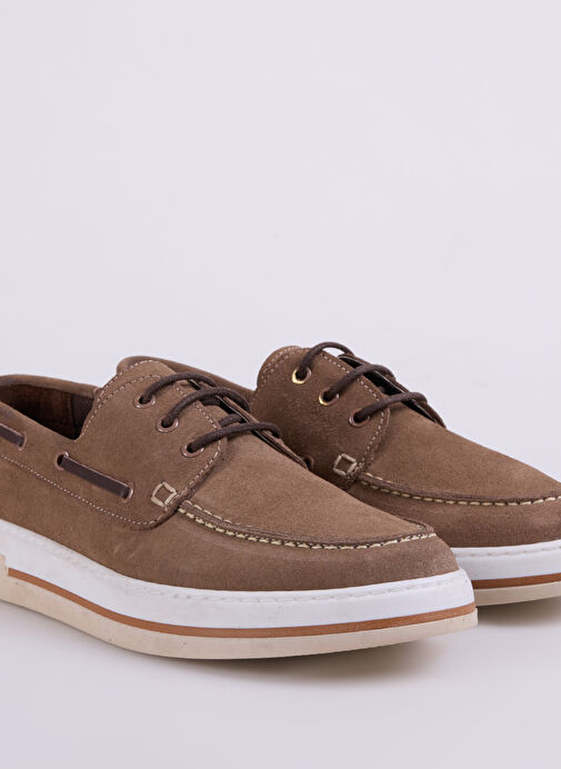 Cotton Bar Vizon Erkek Süet Günlük Ayakkabı JAGAN - Görsel 6