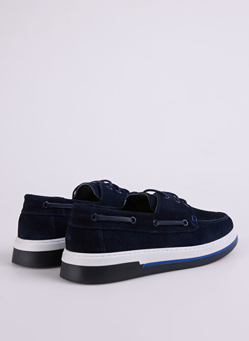 Cotton Bar Lacivert Erkek Süet Günlük Ayakkabı JAGAN - Görsel 4