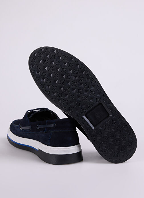 Cotton Bar Lacivert Erkek Süet Günlük Ayakkabı JAGAN - Görsel 5