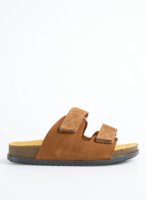 Discovery Expedition Taba Kadın Deri Terlik D-PARKER - Görsel 2