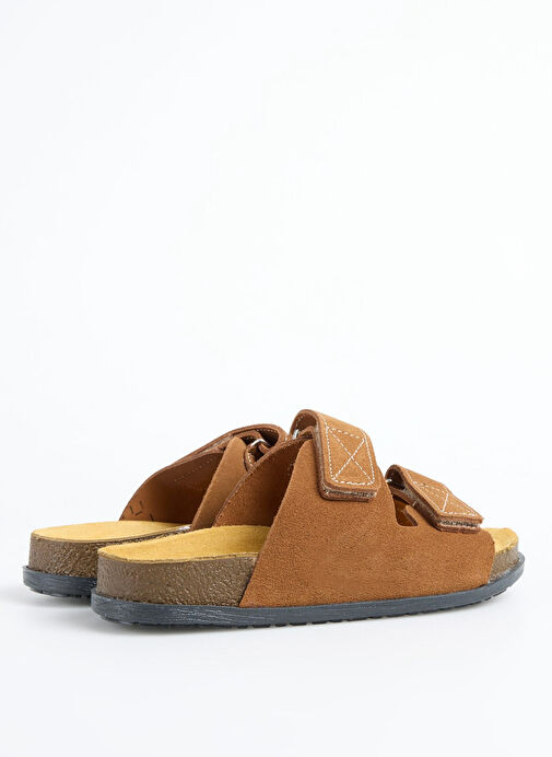 Discovery Expedition Taba Kadın Deri Terlik D-PARKER - Görsel 4