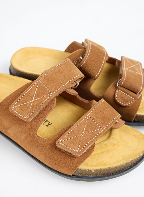 Discovery Expedition Taba Kadın Deri Terlik D-PARKER - Görsel 6