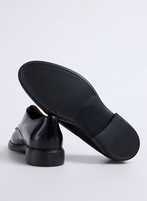 Fabrika Siyah Erkek Deri Klasik Ayakkabı SAMPSON-THUNDER - Görsel 7