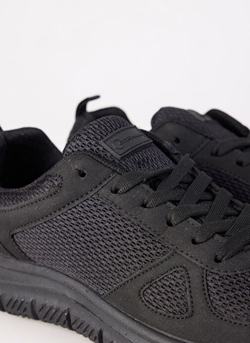 Cotton Bar Siyah Erkek Sneaker RIOL - Görsel 6