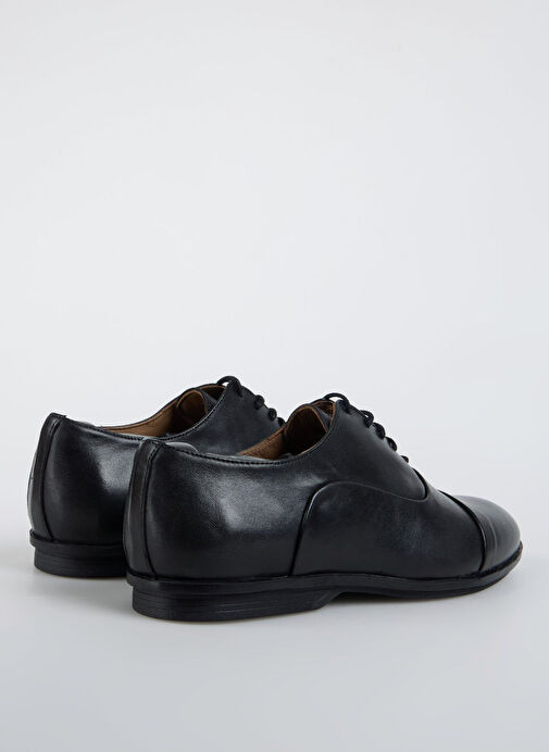 Fabrika Siyah Erkek Deri Klasik Ayakkabı HAYES-EDISON - Görsel 6