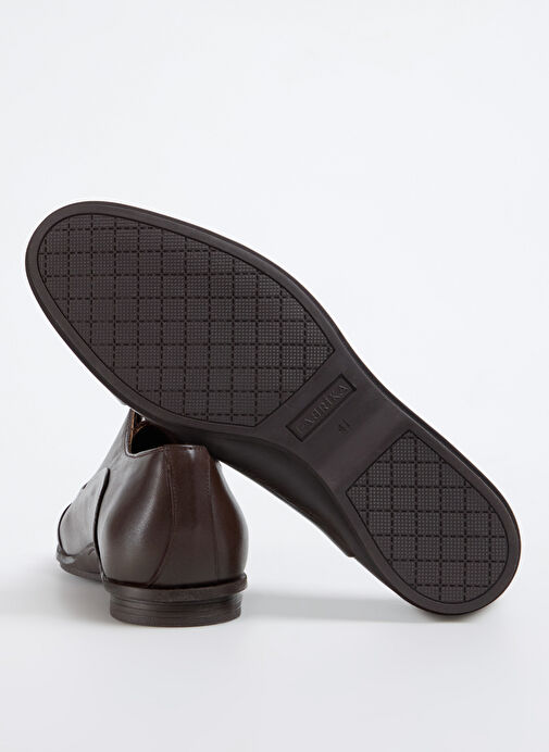 Fabrika Kahverengi Erkek Deri Klasik Ayakkabı HAYES-EDISON - Görsel 7