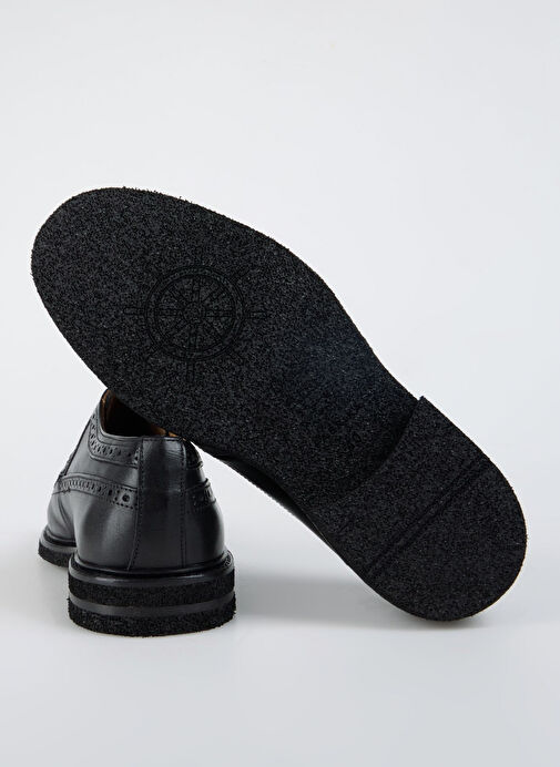 Fabrika Siyah Erkek Deri Günlük Ayakkabı VALOR-SHARK - Görsel 7