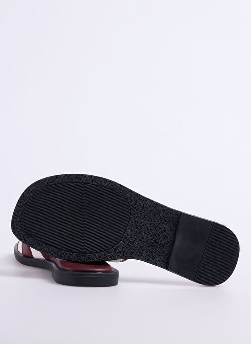 Fabrika Bordo Kadın Terlik MEDINA - Görsel 5