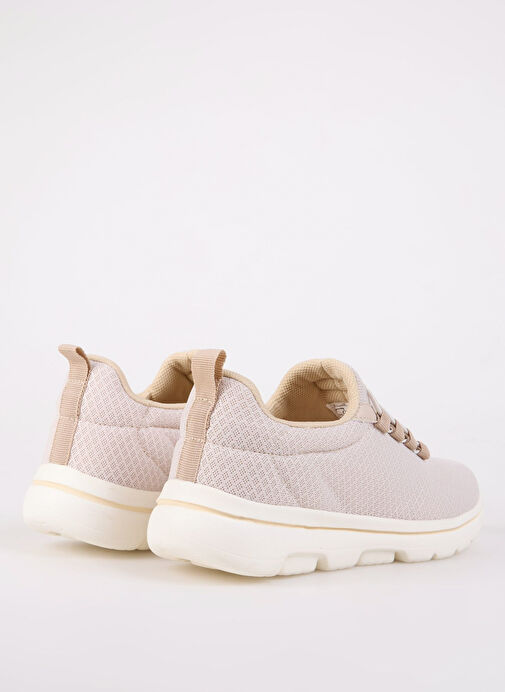 Cotton Bar Bej Kadın Sneaker LULIAN - Görsel 4
