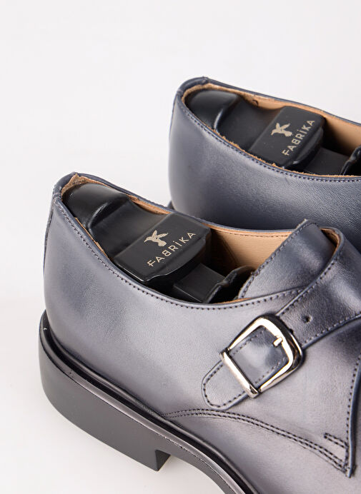 Fabrika Antrasit Erkek Deri Klasik Ayakkabı SAMPSON-THUNDER - Görsel 5