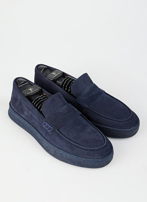 Fabrika Lacivert Erkek Süet Günlük Ayakkabı MARLOW-SILAS - Görsel 4