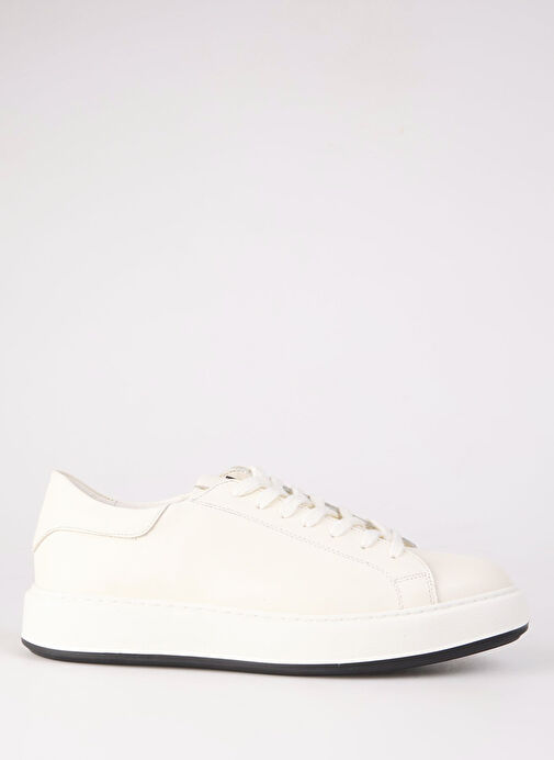 Fabrika Beyaz Erkek Deri Sneaker JAROD - Görsel 14
