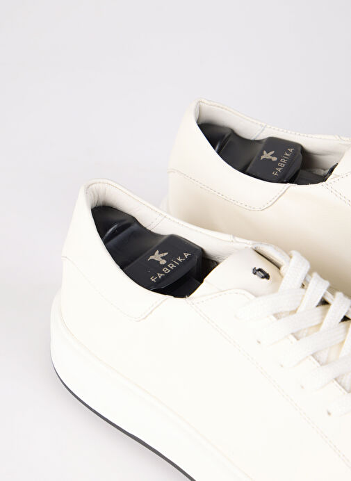 Fabrika Beyaz Erkek Deri Sneaker JAROD - Görsel 17