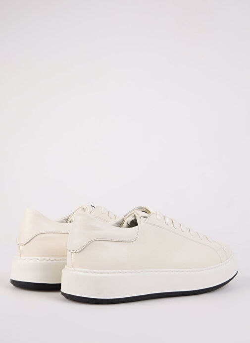 Fabrika Beyaz Erkek Deri Sneaker JAROD - Görsel 18