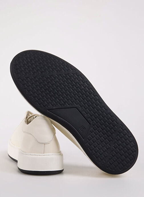 Fabrika Beyaz Erkek Deri Sneaker JAROD - Görsel 19