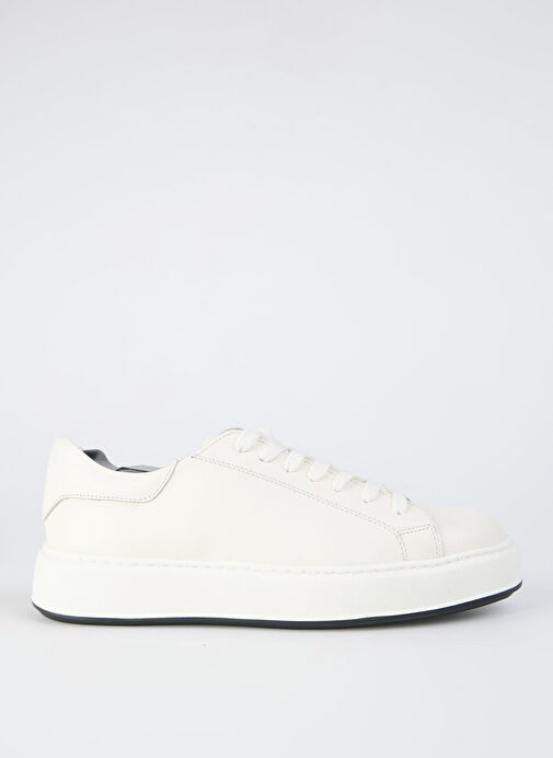 Fabrika Beyaz Erkek Deri Sneaker JAROD - Görsel 2